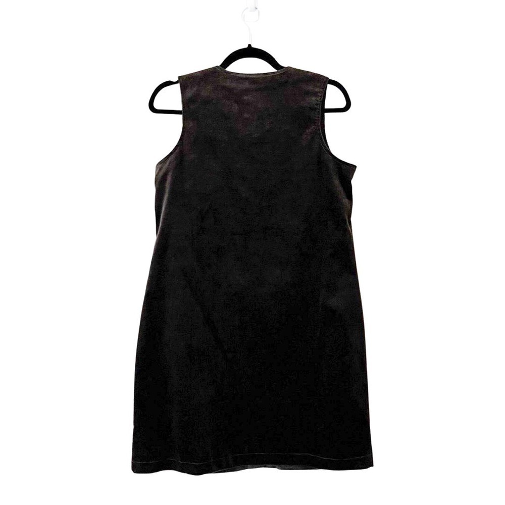 NWT MUD PIE Andi Corduroy Vest Mini Dress Olive Brown Medium - Picture 3 of 4